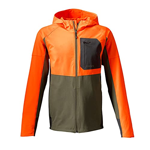 Orvis Men's PRO LT Softshell Hoodie - Lightweight Water-Resistant Jacket for Outdoor Hiking & Casual Wear