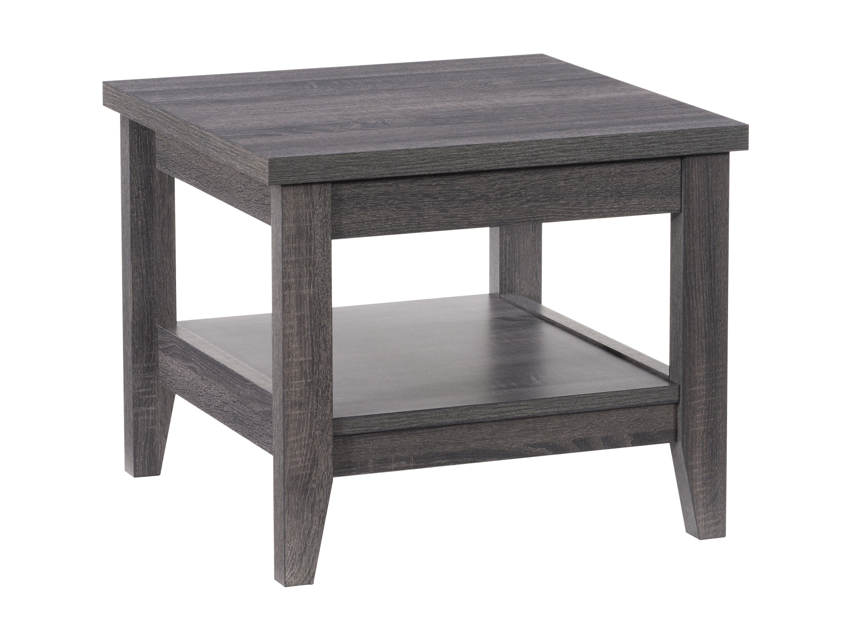 Modern Square Side Table - Small Accent End Table for Living Room, Bedroom, or Office - Perfect for Holding Lamps, Books, and Decor