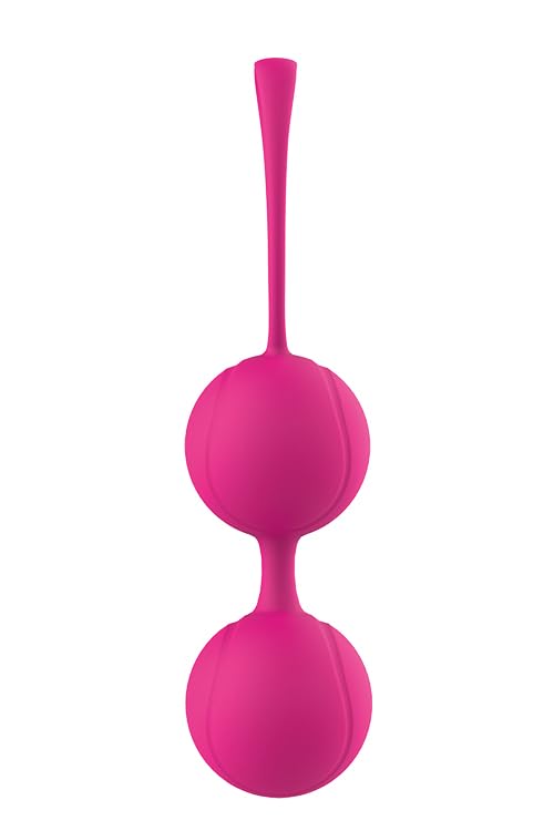 Dream Toys Essentials Duo Ball Set - Pink Exercise & Massage Balls for Yoga, Fitness, and Stress Relief - Perfect for Home Workouts & Physical Therapy