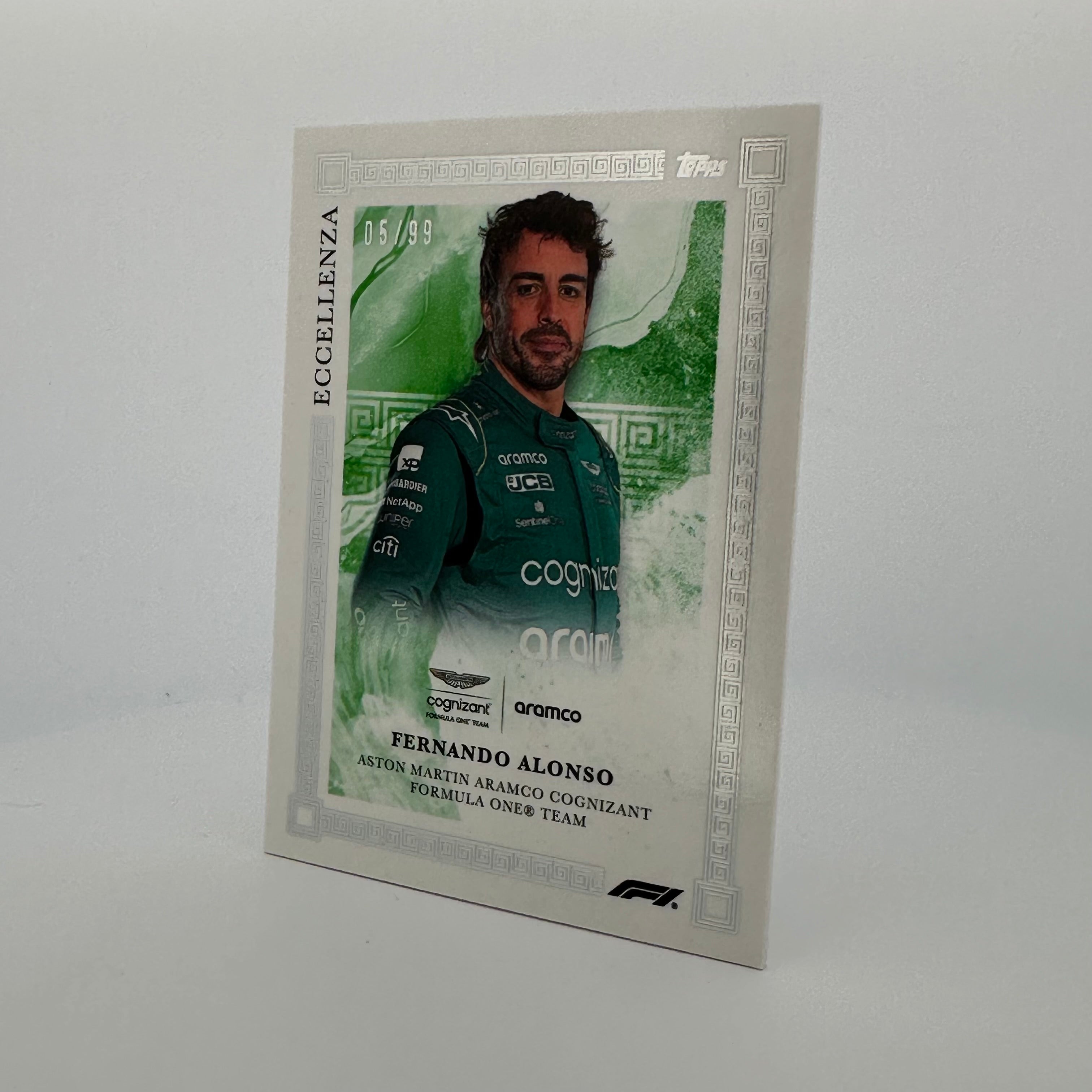 Fernando Alonso 2023 Eccellenza Green - Limited Edition 5/99 - Collectible F1 Racing Merchandise for Fans & Display