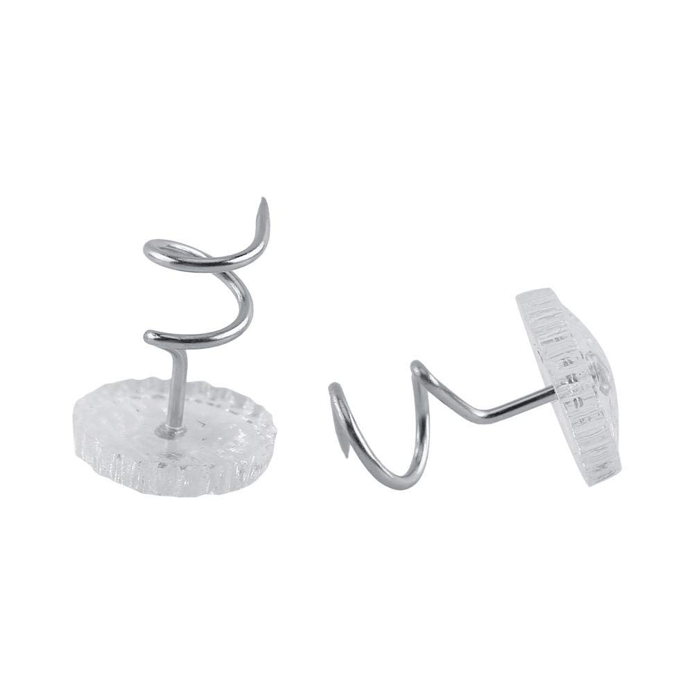 Yosoo 50-Pack Clear Plastic Head Screw Pins for Sewing, Upholstery & Home Decor - Perfect for Sofas, Couches, Bed Skirts, Slipcovers & DIY Projects
