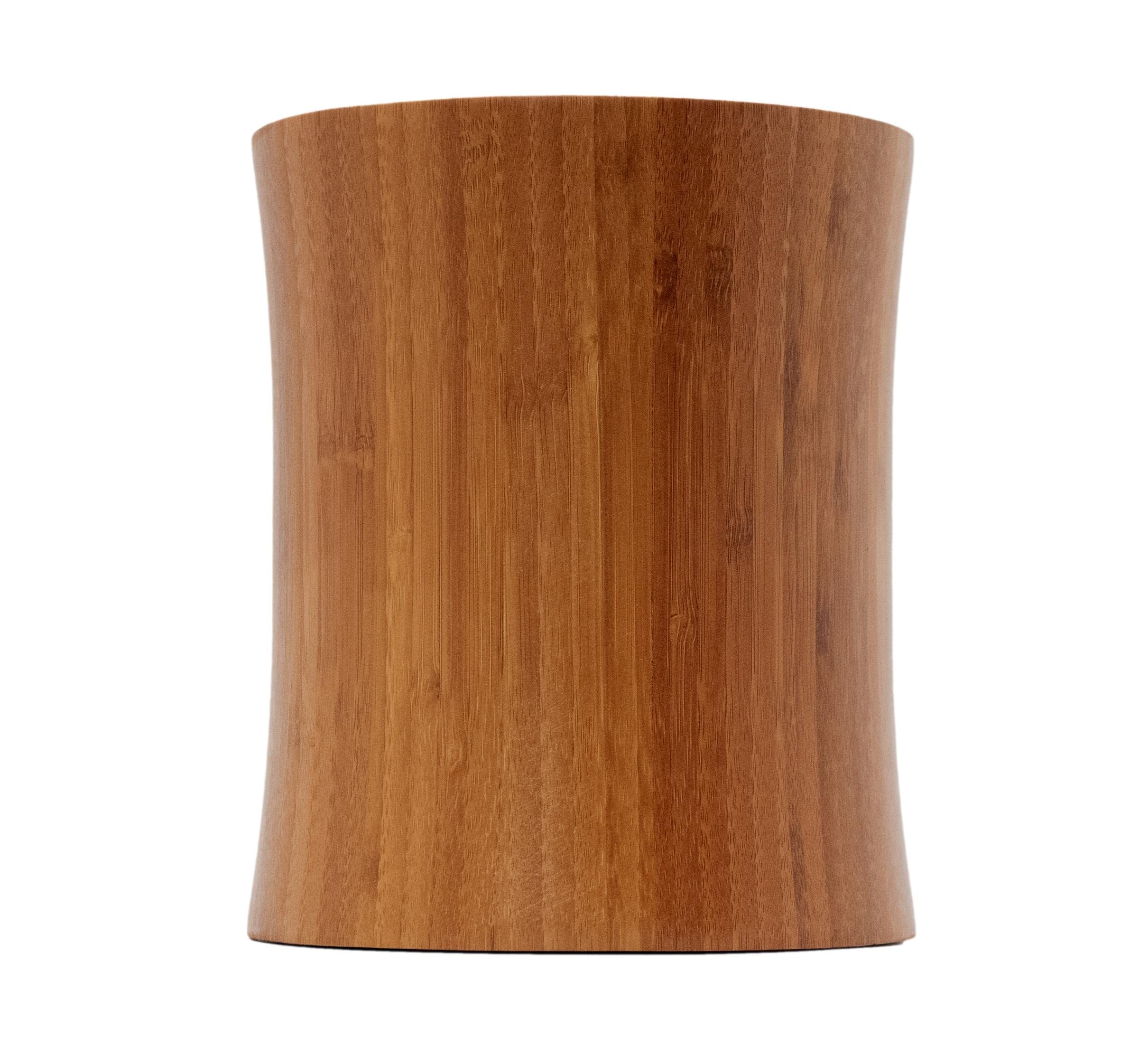 Bamboo Kitchen Counter Utensil Holder - Large Caramelized Wooden Caddy for Spoons & Cooking Tools | Perfect for Countertop Organization & Kitchen Decor