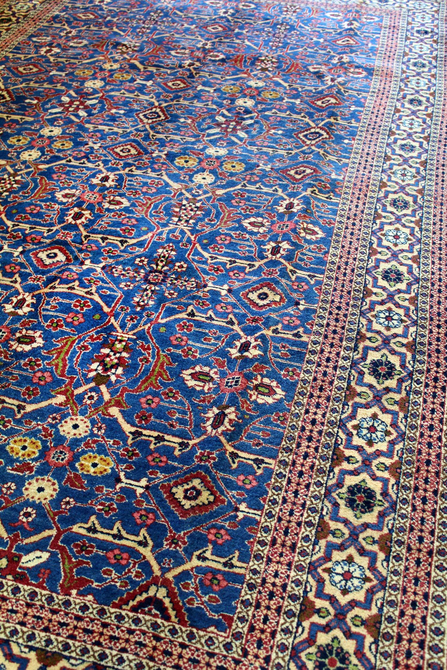 Antique Tabriz Handwoven Traditional Persian Rug - JF8260 | Perfect for Living Room, Bedroom & Office Decor