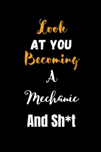 Funny Mechanic Graduation Gifts for Women - Inspirational Quote Gifts for Mechanics | Perfect Birthday & Christmas Present | Ideal for Automotive Enthusiasts & DIY Lovers