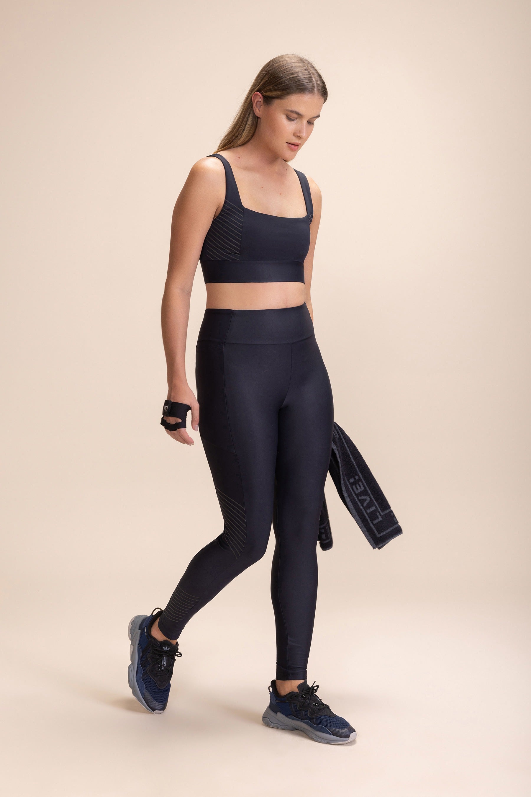 Sense Pro Fleece Sports Bra - High Support Workout Bra for Women - Running, Yoga & Gym - Moisture Wicking & Breathable
