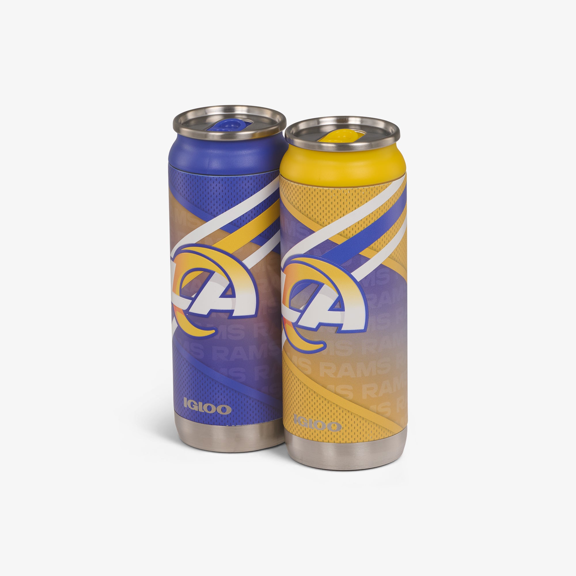 Los Angeles Rams Official NFL Home & Away 16oz Beer Can 2-Pack - Perfect for Game Day, Tailgating & Sports Fan Gifts