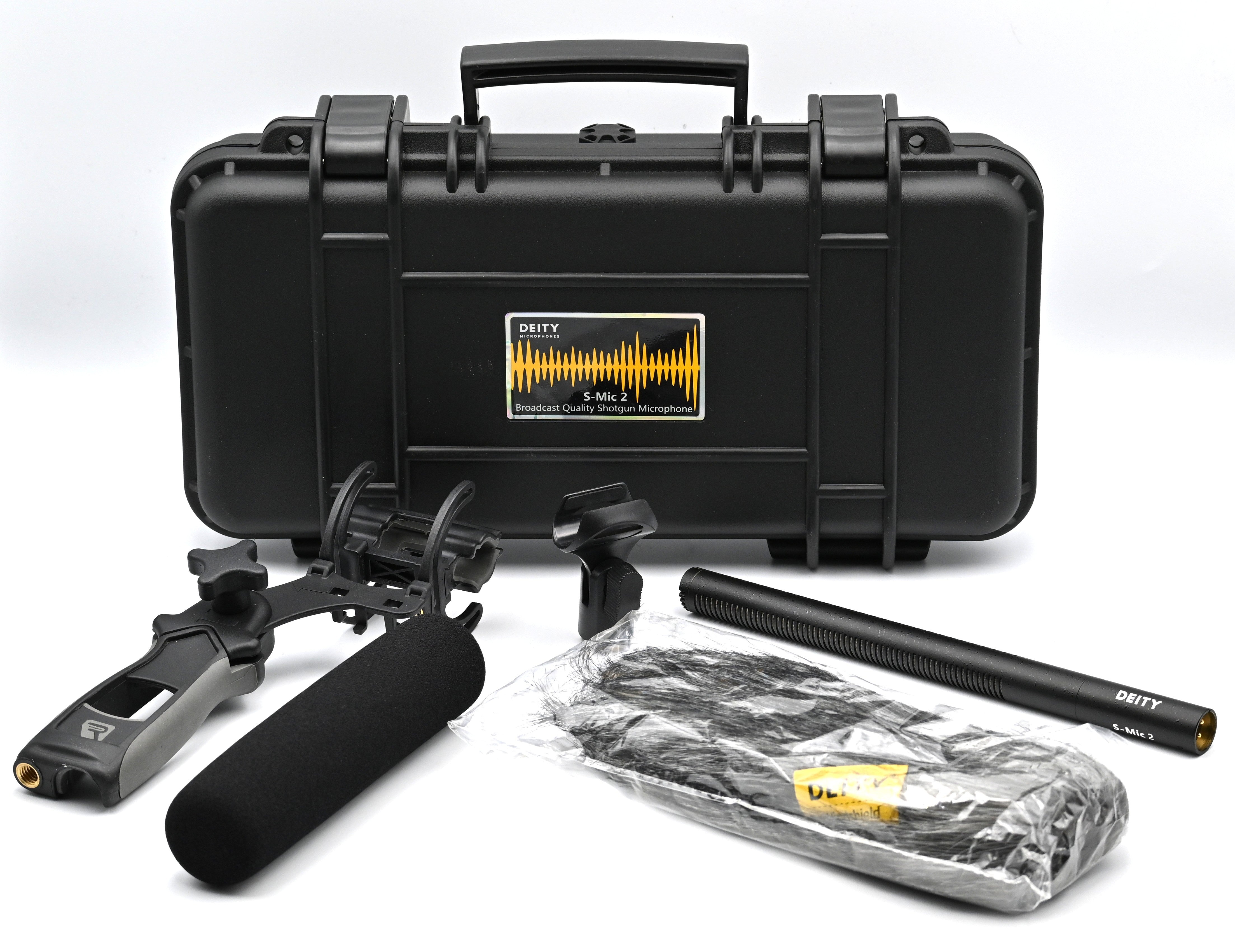 Deity S-Mic 2 Professional Shotgun Microphone Kit - Moisture Resistant, Open Box Excellent Condition - Perfect for Film Production, Outdoor Recording & Studio Interviews