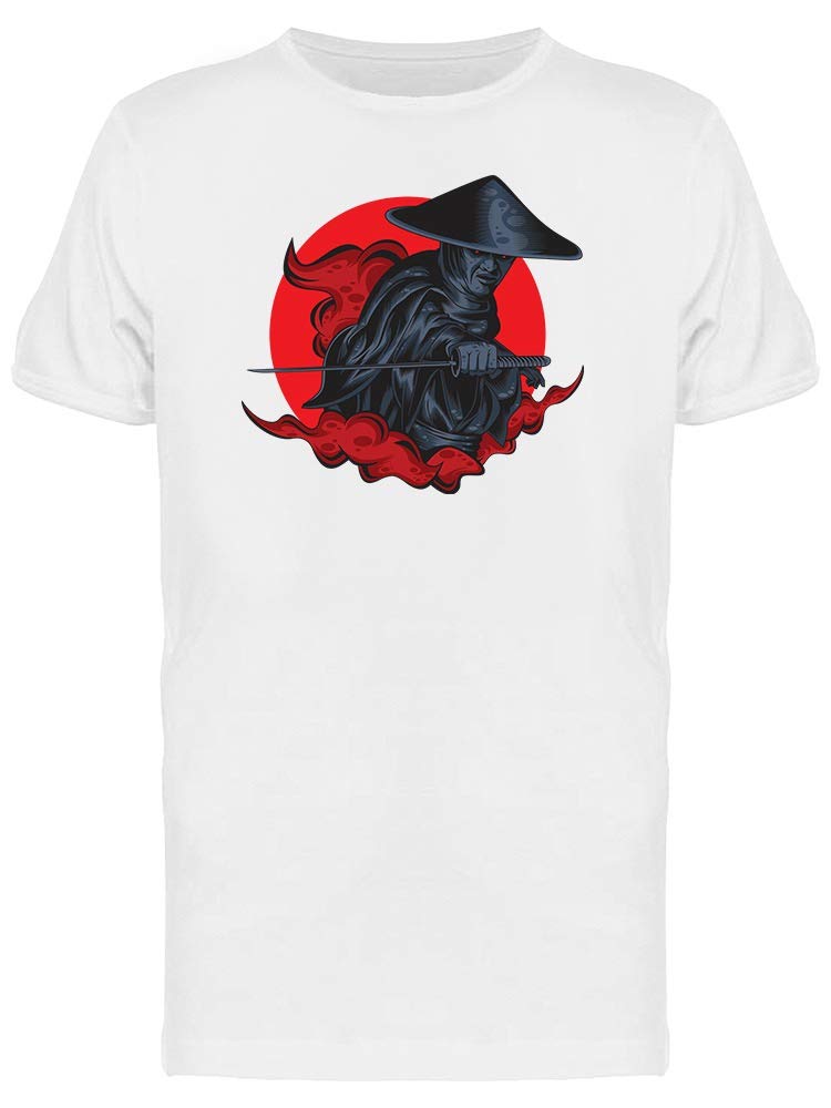 Red Flying Samurai Graphic T-Shirt for Men - Cool Anime & Streetwear Style - Perfect for Casual Wear, Cosplay, and Gifts