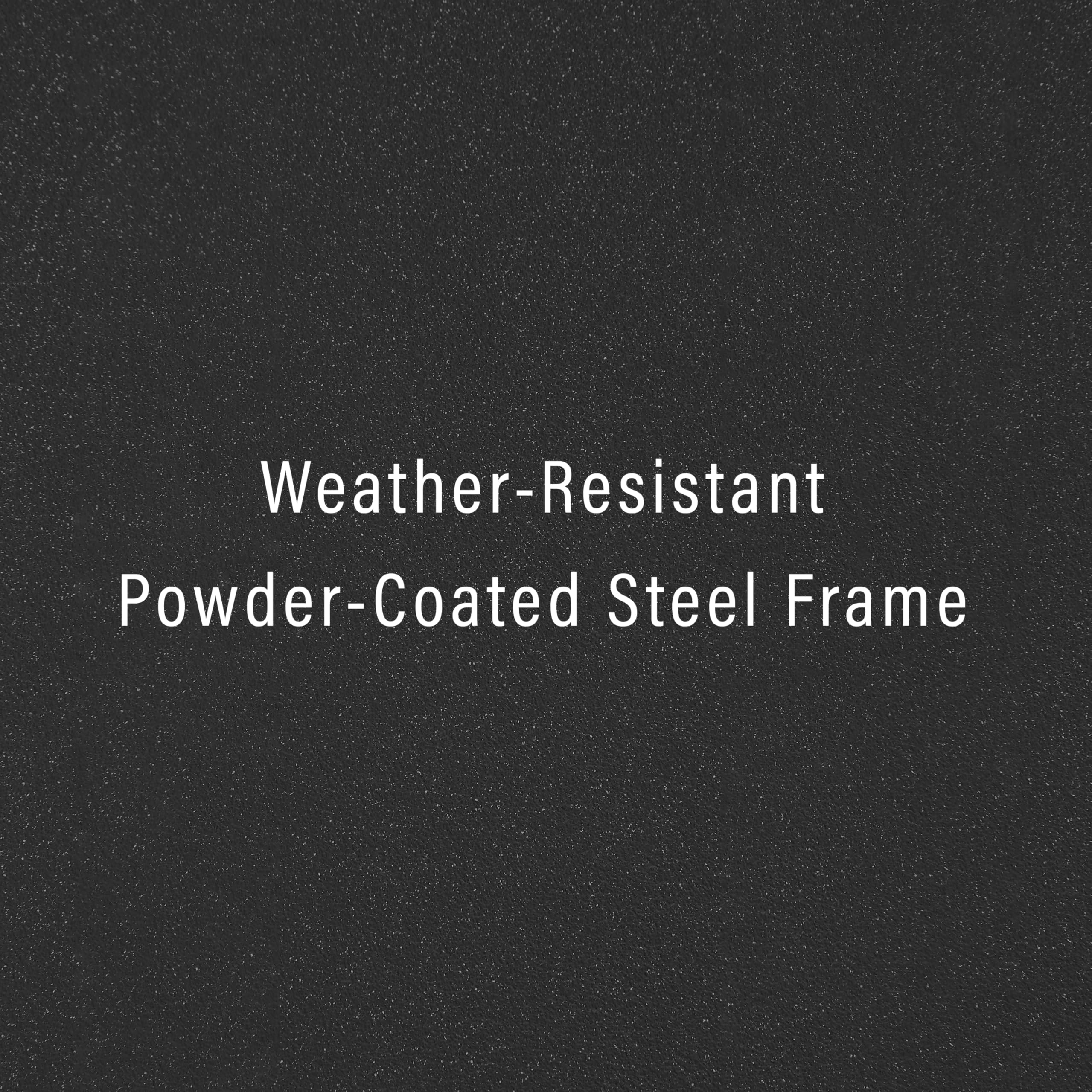 Crosley Clark Weather-Resistant Metal Outdoor Coffee Table - Matte Black for Patio, Deck, Porch & Garden - Perfect for Outdoor Entertaining & Relaxation