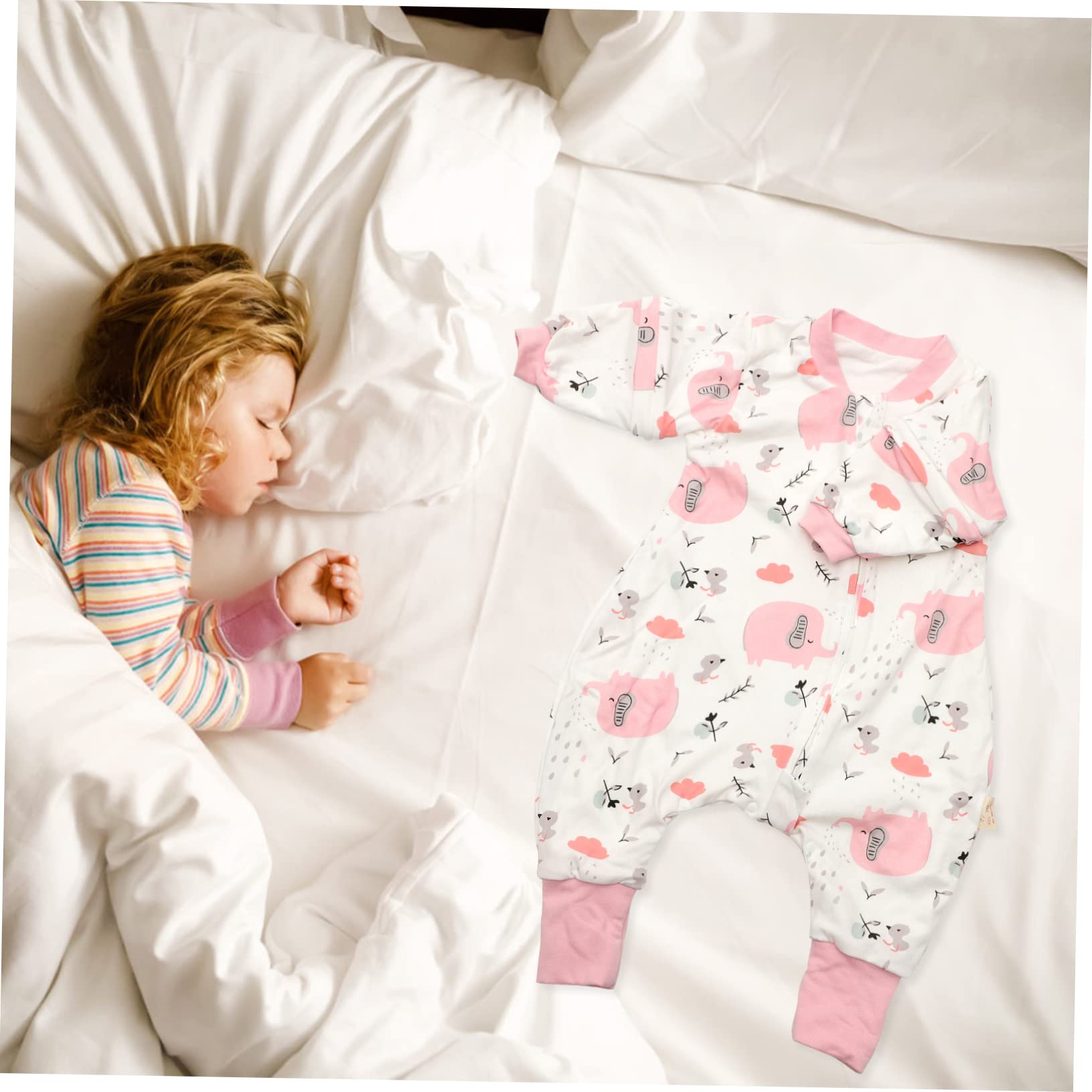 Wakauto 4-Piece Thickened Wearable Baby Blanket Set - Soft Cotton Newborn Blankets for Sleeping, Swaddling & Travel - Cozy Infant Wearable Blankets for Boys & Girls