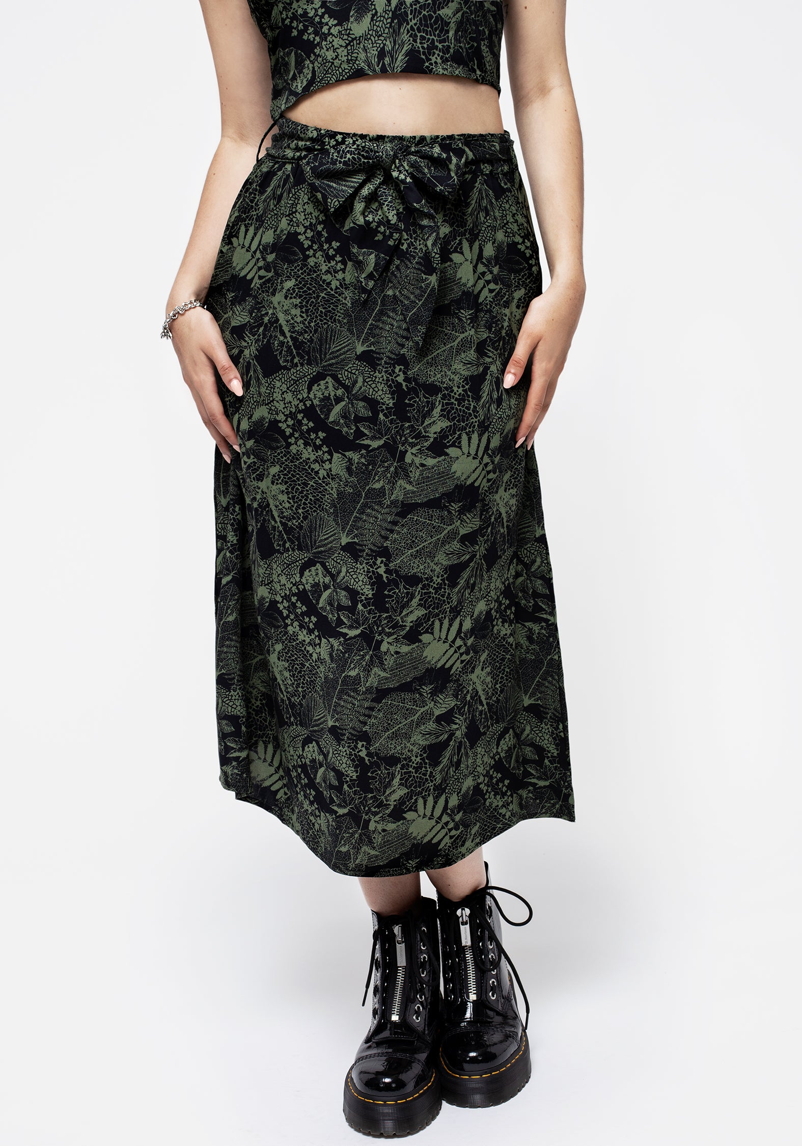 Daphne Midi Skirt for Women - Flowy A-Line Skirt with Pockets | Perfect for Office, Date Night & Summer Outfits