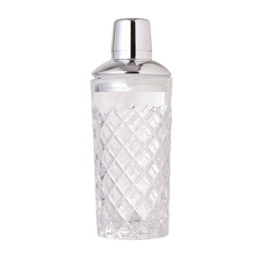 Premium Davis & Waddell Raymond 400ml Silver Cocktail Shaker Set - Professional Bar Mixing Tool for Martinis, Margaritas & Home Cocktail Making