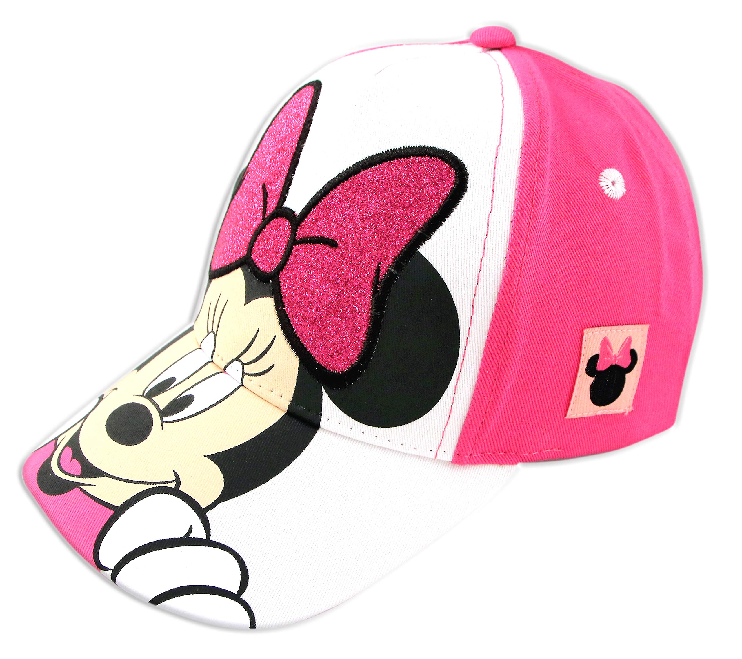 Disney Minnie Mouse Baseball Cap for Girls - Cute Adjustable Kids Sun Hat for Outdoor, Sports & Everyday Wear