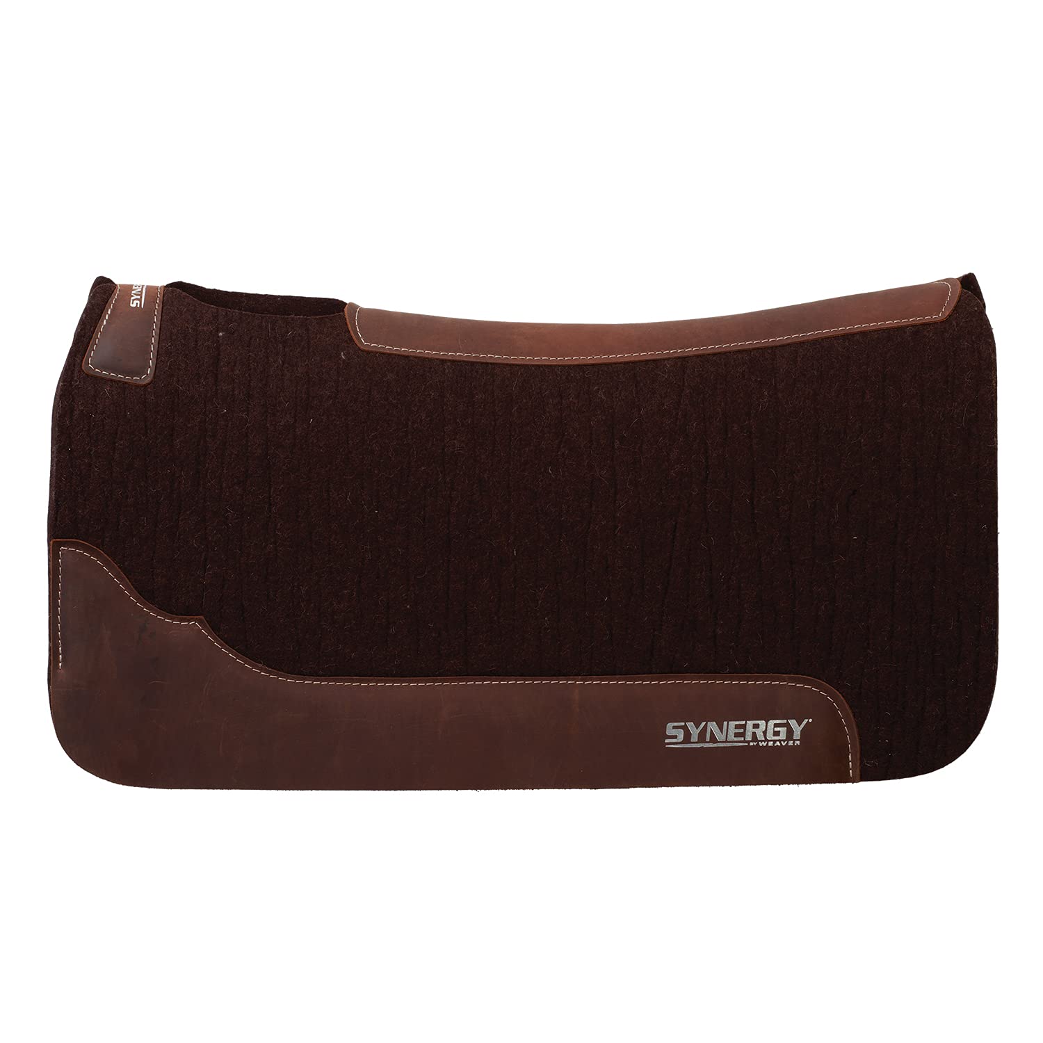 Weaver Leather Synergy Contoured Steam Pressed 100% Merino Wool Felt Performance Saddle Pad - 31