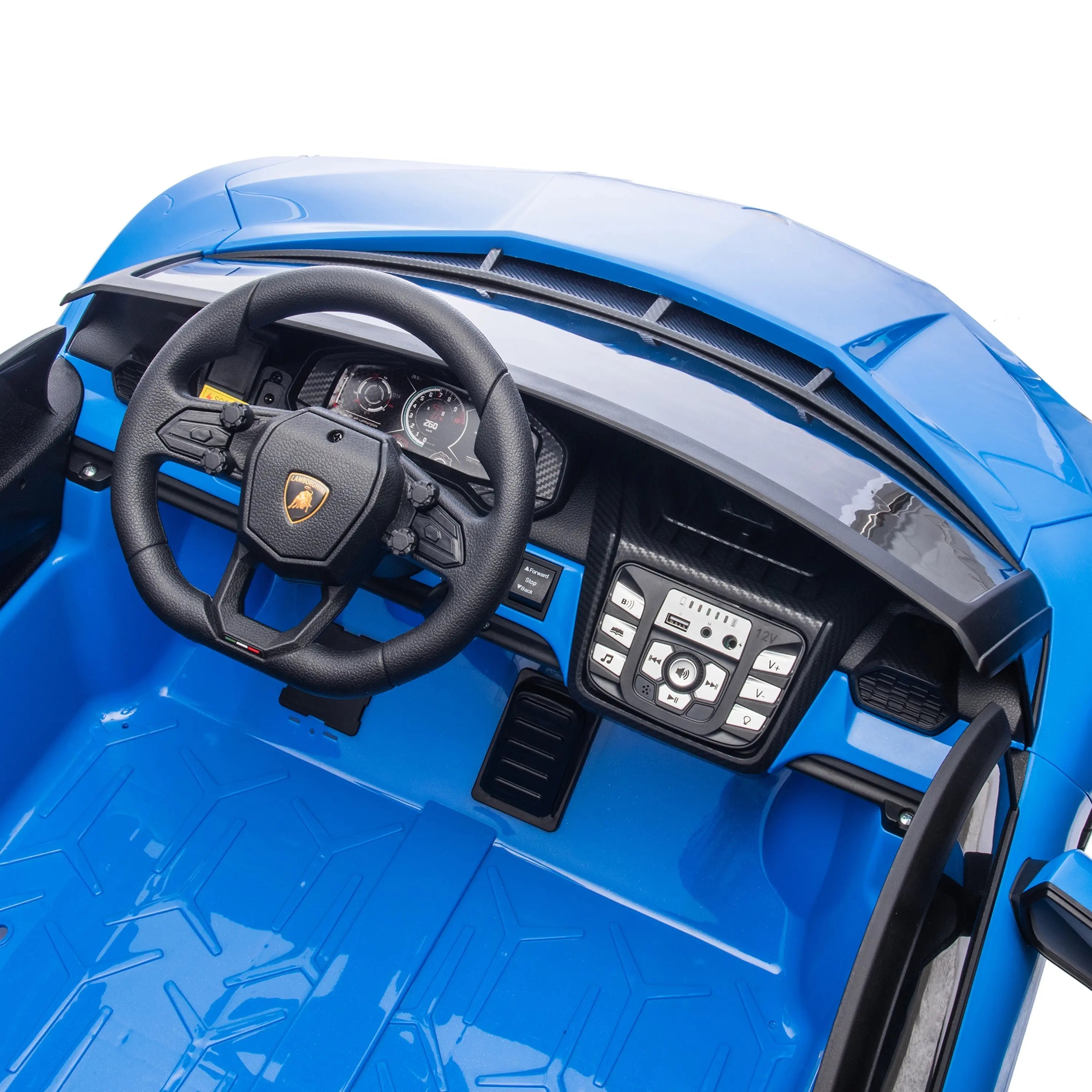 Lamborghini Revuelto 24V Kids Electric Ride-On Car - 12V Battery Powered Toy Vehicle for Children Ages 3-8 - Realistic Sports Car Design with LED Lights & Music - Perfect for Outdoor Play, Birthday Gifts & Pretend Driving Fun