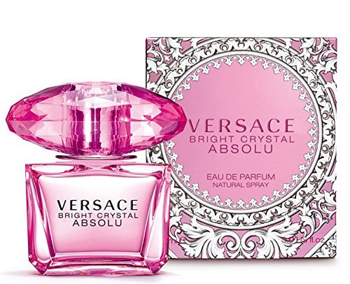 Versace Bright Crystal Absolu Eau de Parfum Spray for Women - 3 oz / 90ml Floral Fruity Fragrance, Long-Lasting Luxury Perfume - Perfect for Date Night, Special Occasions & Everyday Elegance