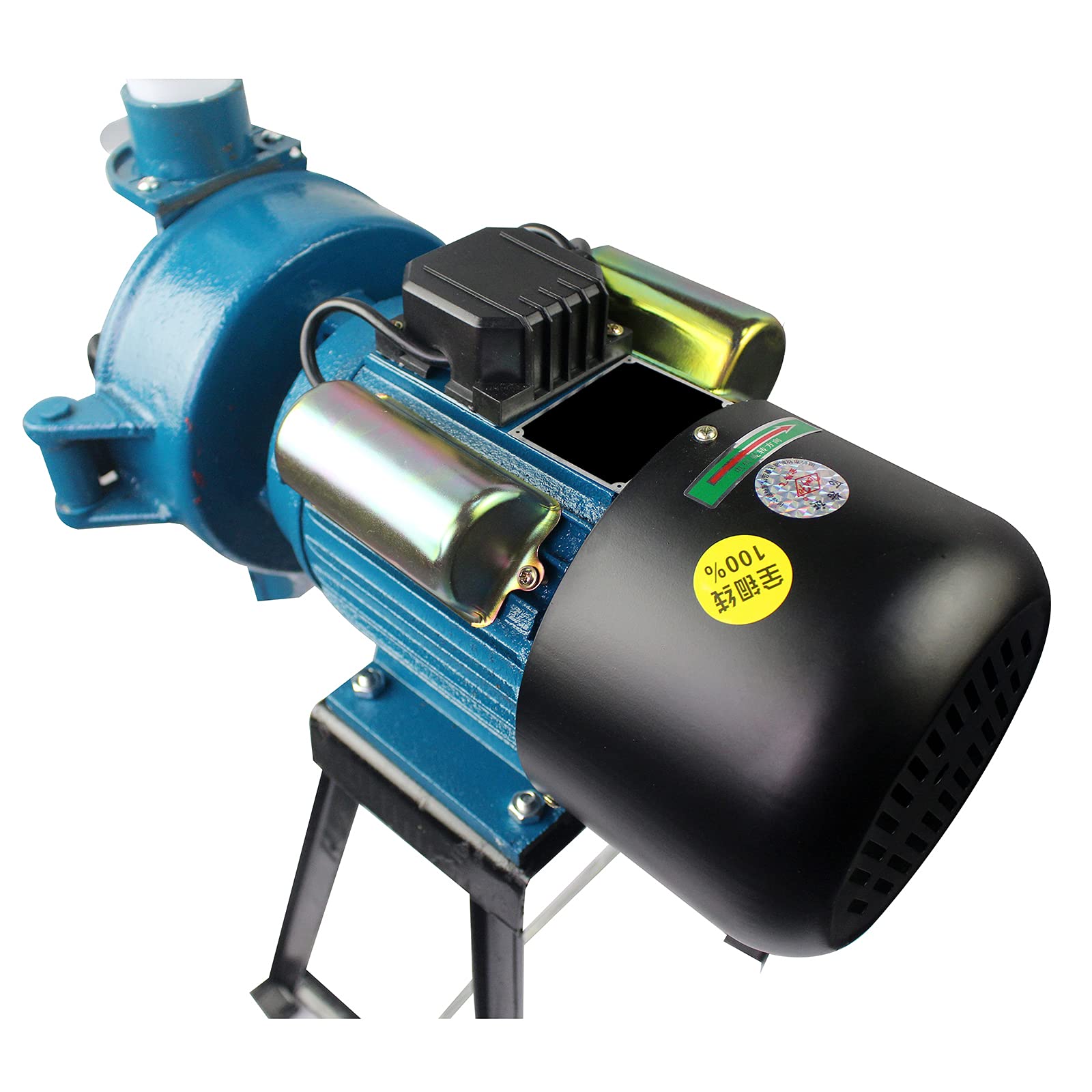 2200W Commercial Electric Grain Mill Grinder - Heavy Duty Wet & Dry Grain Grinding Machine for Corn, Wheat, Flour, Cereal - 110V 1400R/Min with Funnel - Perfect for Home Bakeries, Restaurants & Farm Use