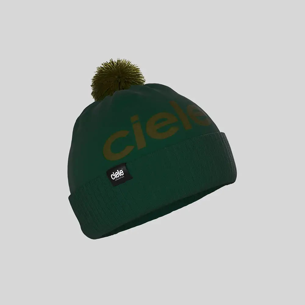 Ciele Pom Toque CLXC Beanie - Winter Warm Knit Hat for Men & Women - Cozy Fleece Lined Ski Cap for Outdoor Activities, Running, Hiking, and Snow Sports