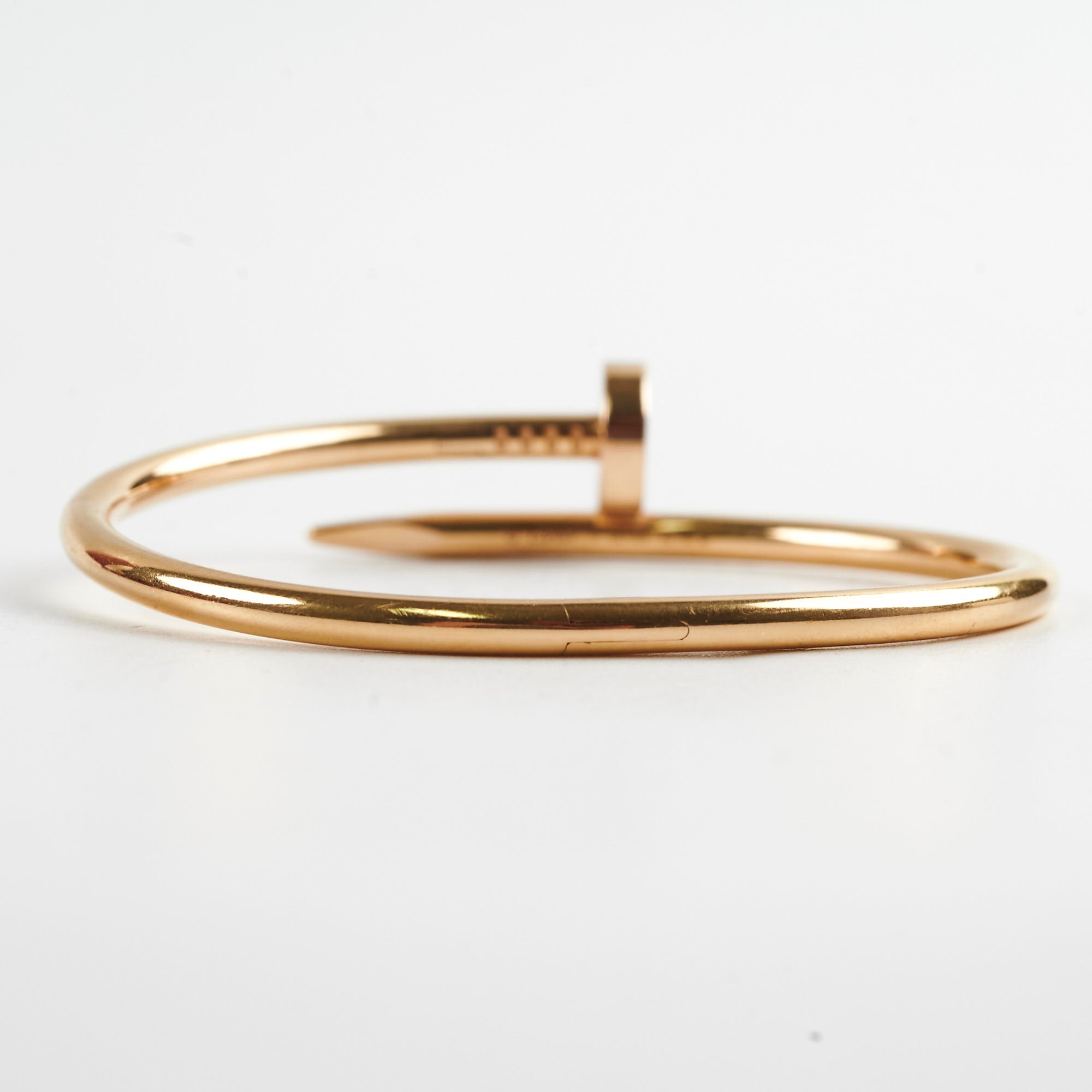 Cartier Juste un Clou Bracelet 18K Pink Gold Size 17 - Luxury Jewelry Gift for Women, Perfect for Weddings, Anniversaries & Special Occasions