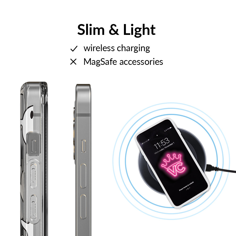 Ghosted Clear iPhone Case - Ultra Slim Protective Cover for iPhone [Model] | Shatterproof & Scratch-Resistant | Perfect for Everyday Use & Travel