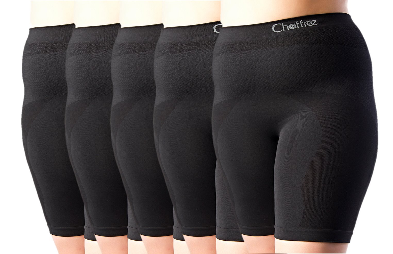 Women's Anti-Chafing Underwear - Plus Size Long Leg Briefs 5-Pack for Comfort & Protection | Ideal for Workouts, Running, Travel & Everyday Wear