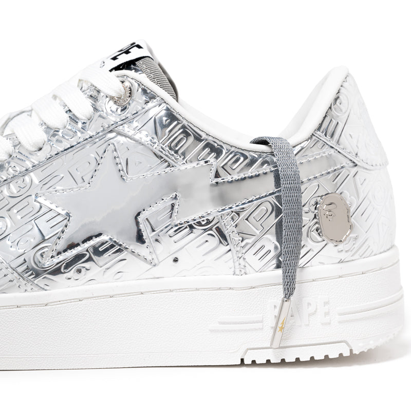 Bape Sta #5 Silver Sneakers - Stylish Streetwear Shoes for Men | Perfect for Casual Wear & Urban Fashion