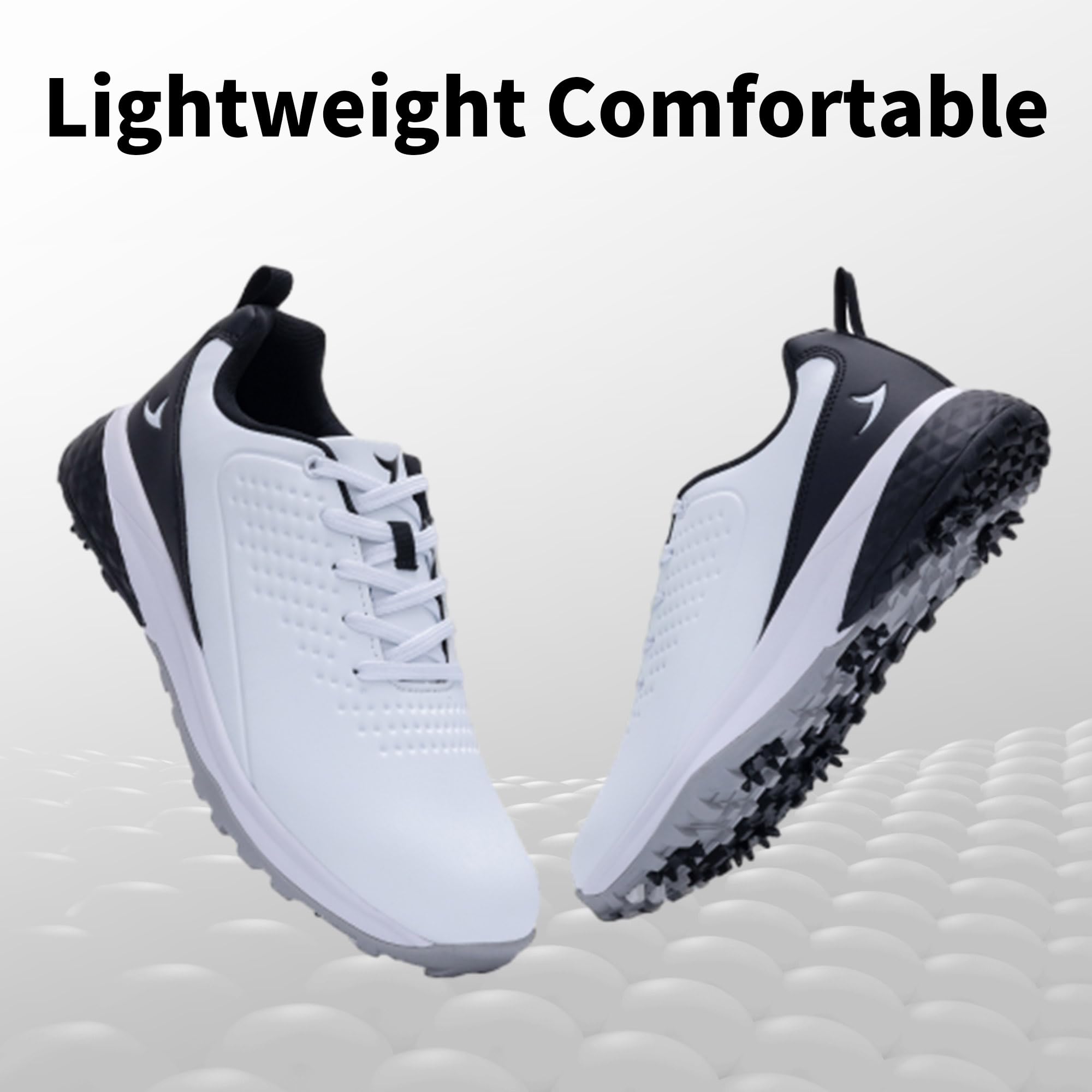 **Men's Waterproof Spiked Golf Shoes – Non-Slip Outdoor Golf Sneakers for Men | Perfect for Wet Conditions & Course Play**