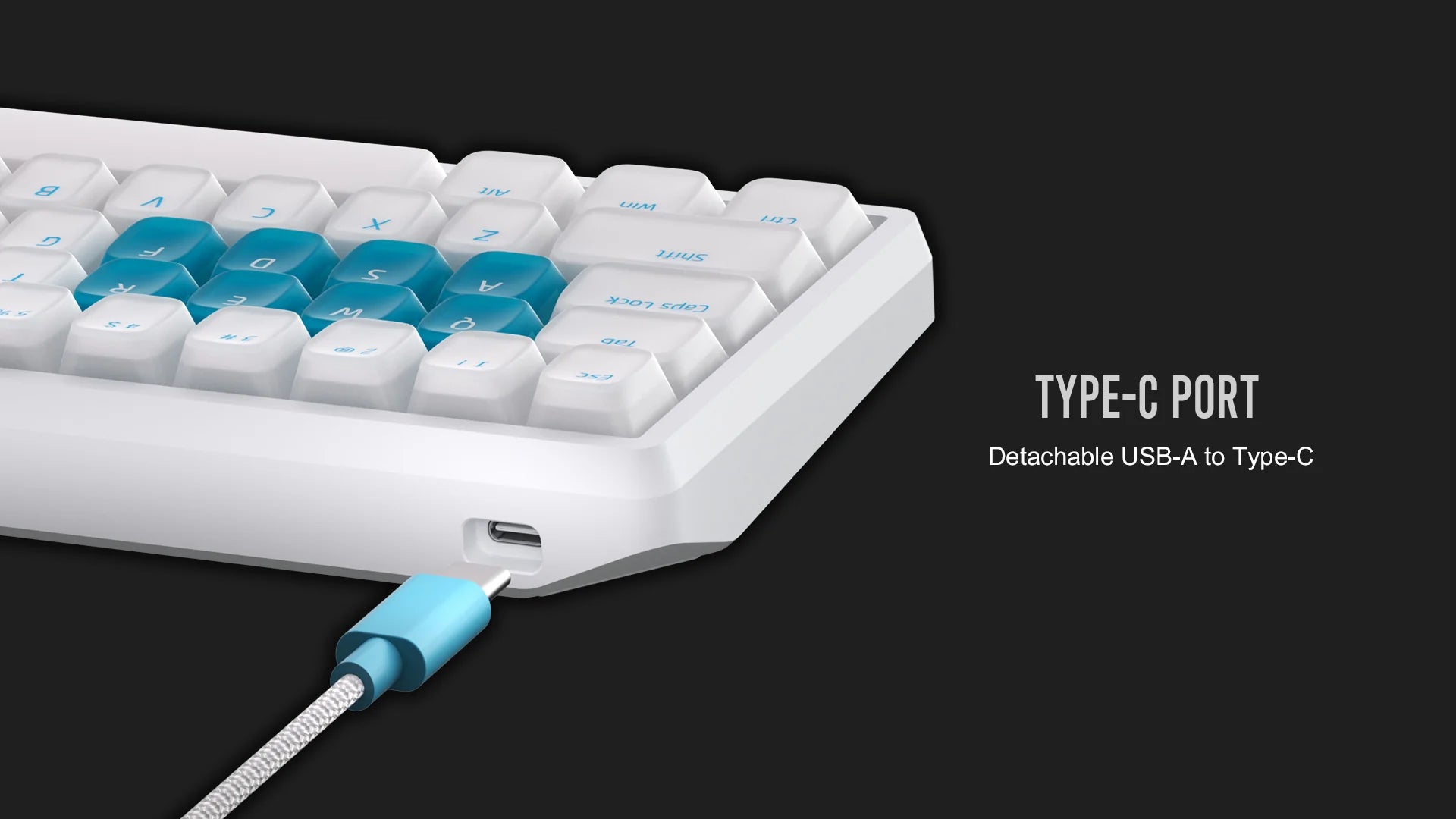 Lamzu Atlantis Pro Magnetic Hall Effect Gaming Keyboard with Rapid Trigger - Perfect for Competitive Esports & Fast-Paced FPS Games