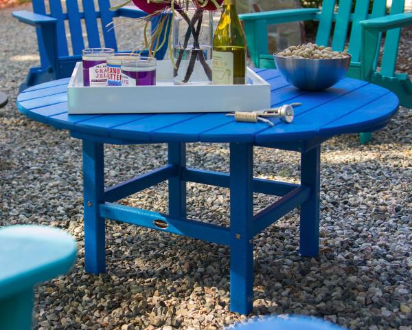 Polywood Classic Folding Adirondack 5-Piece Outdoor Patio Furniture Set - Durable Recycled Plastic Chairs for Garden, Poolside & Backyard Relaxation