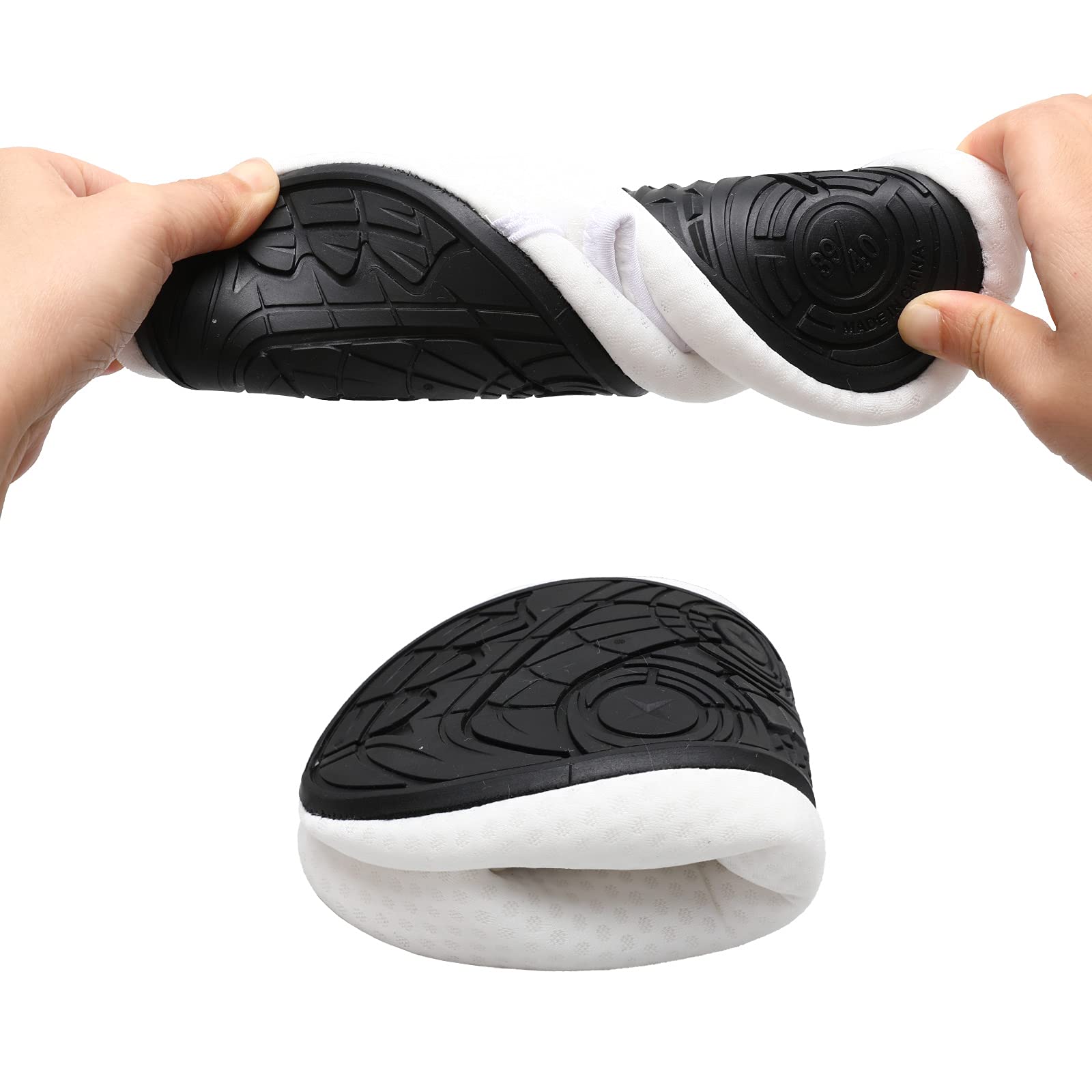 L-RUN Anti-Slip House Slippers for Women & Men - Warm Indoor/Outdoor Home Shoes for Comfort