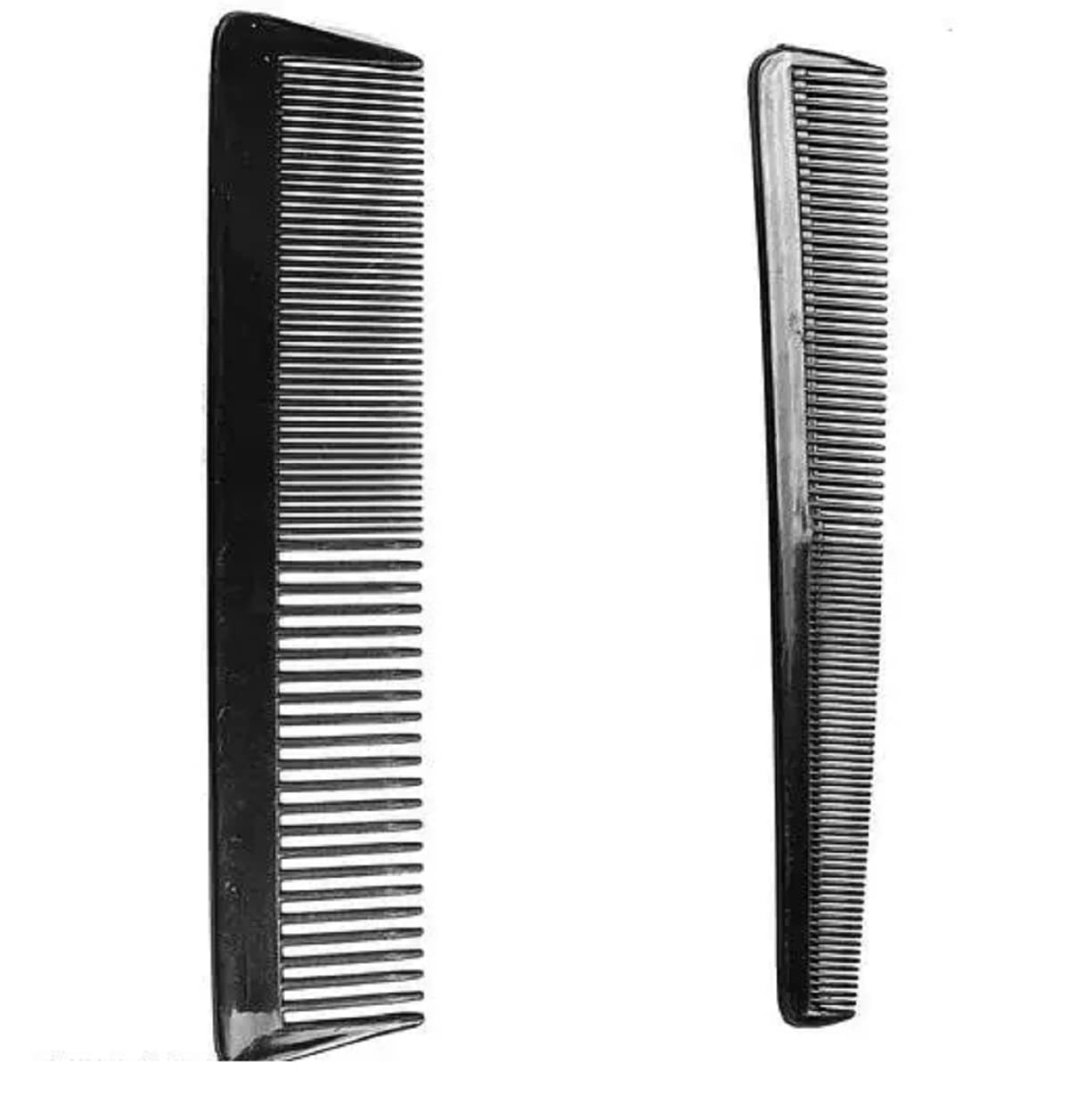 ZAUKY Professional Hair Cutting Comb Set - 2 Pack Salon & Barber Combs for Hair Styling, Trimming & Detangling - Durable Plastic Hairdressing Combs (Multicolor) - Perfect for Home Haircuts & Professional Salon Use
