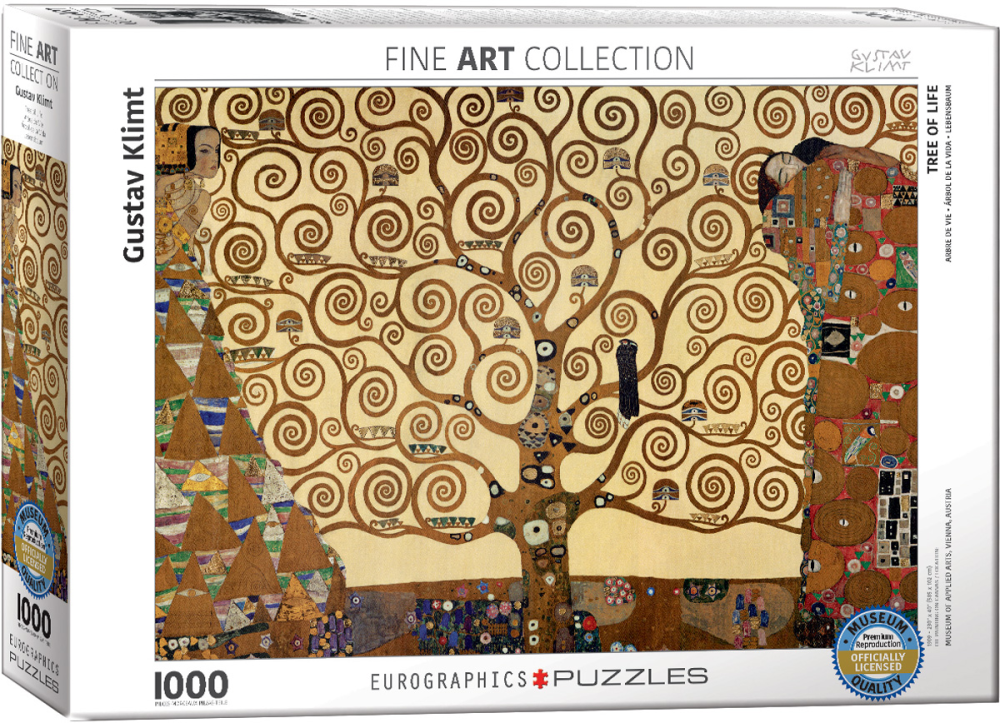 Eurographics 1000-Piece Jigsaw Puzzle - Gustav Klimt's Tree of Life | Premium Art Puzzle for Adults & Teens | Perfect for Home Decor, Relaxation & Family Game Night