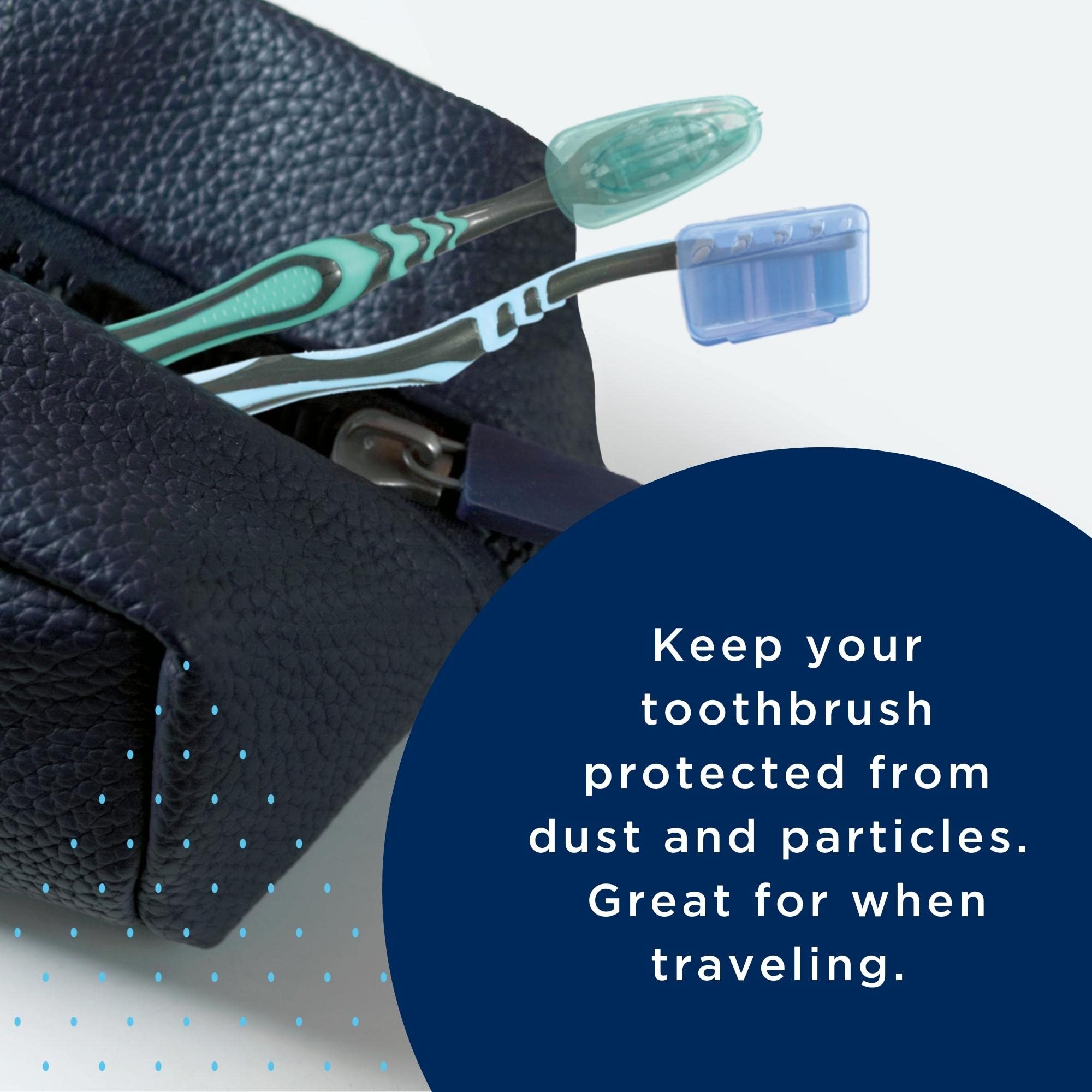 GuruNanda Soft Bristle Toothbrush for Kids & Adults - Gentle Deep Cleaning, Teeth Whitening, Travel-Friendly with Brush Cap, Multi-Color (2 Pack) - Perfect for Home, Travel & Daily Oral Care