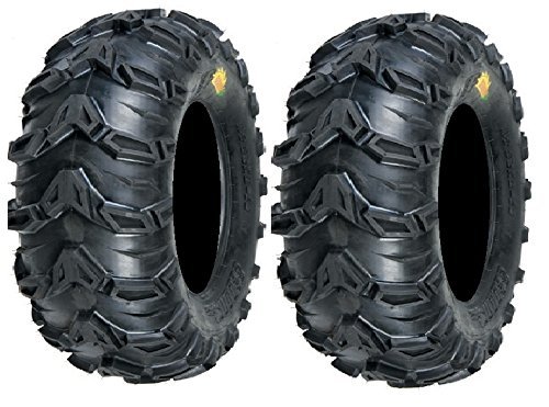 Pair of Sedona Mud Rebel 6-Ply 22x11-9 ATV Tires (2 Pack) - Heavy-Duty Off-Road & Trail Riding for ATVs and UTVs