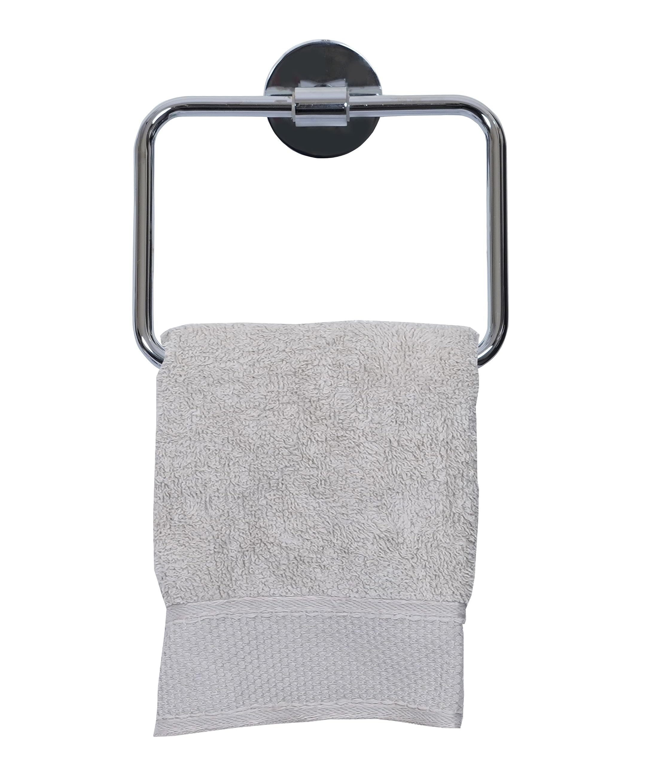 Polished Chrome Brass Towel Ring - Elegant Bathroom & Kitchen Towel Holder for Hand & Dish Towels - Perfect for Modern Homes & Spas