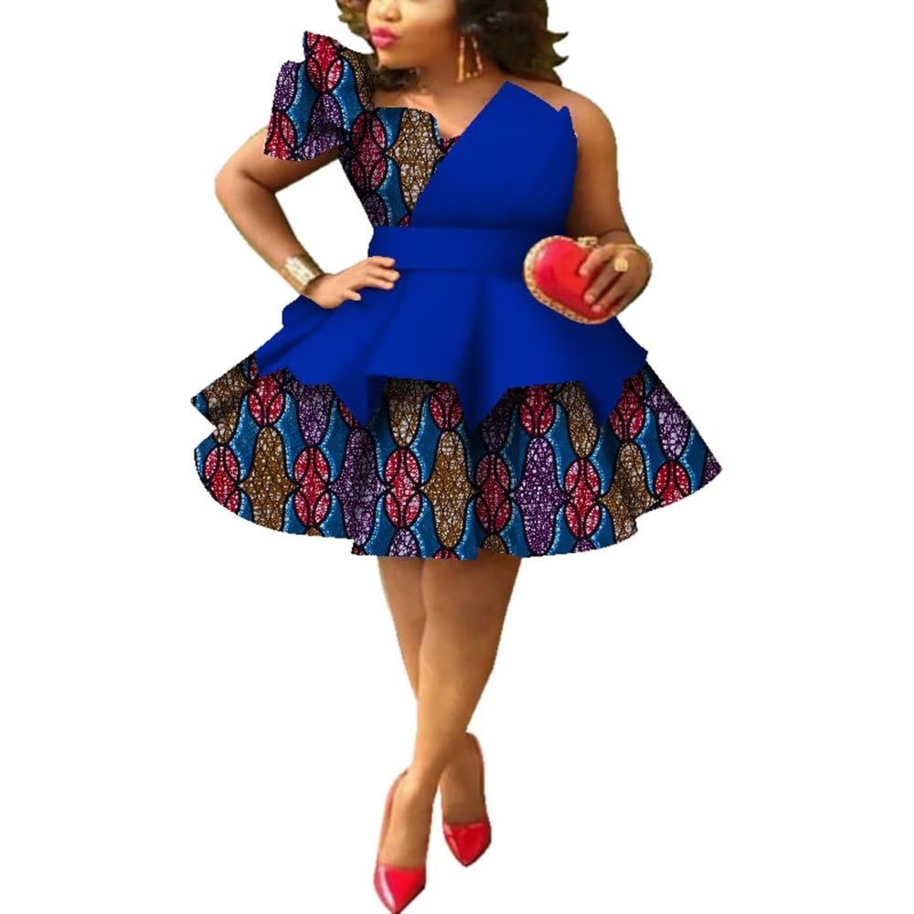 Stylish African Ankara Print Dresses for Women - Dashiki Party Outfits & Summer Fashion Clothes | Perfect for Cultural Events, Weddings & Vacation Wear