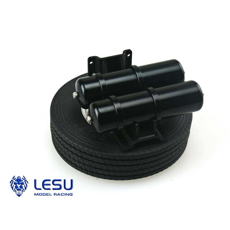 1/14 LESU700 RC Tractor Truck Metal Bumper & Wheel Carrier - DIY Model Dumper Accessory for RC Construction Vehicles - Perfect for Off-Road Crawling & Heavy Duty Simulation Play