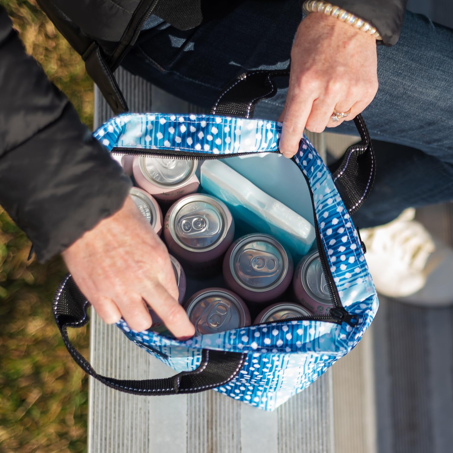 Scout Nooner Insulated Lunch Box - Lightweight Cooler Bag with Exterior Zip Pocket for Women | Perfect for Work, School, Picnics & Beach Outings