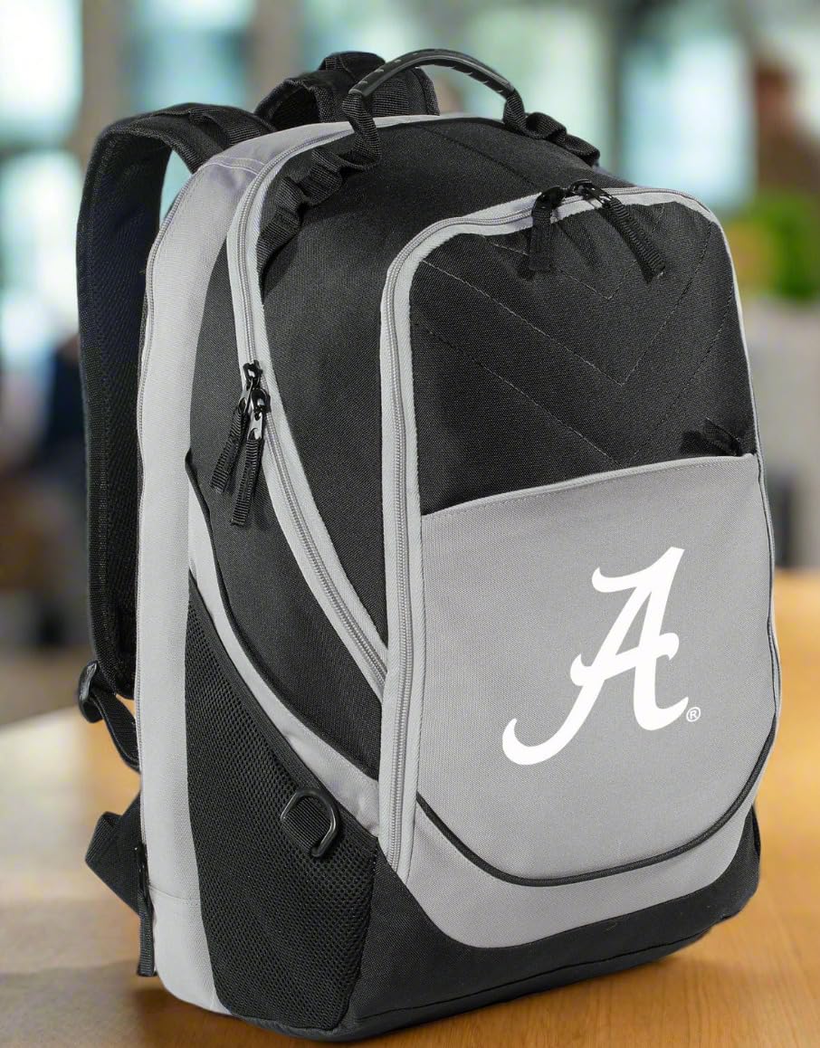 University of Alabama Crimson Tide Laptop Backpack - Durable Computer Bag for School, Work & Travel