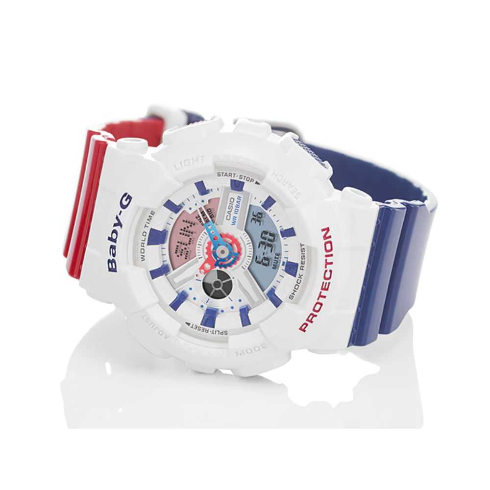 CASIO BABY-G BA-110TR-7ADR Women's Digital Sport Watch - Shock Resistant, Water Resistant, LED Light - Perfect for Running, Swimming & Outdoor Activities