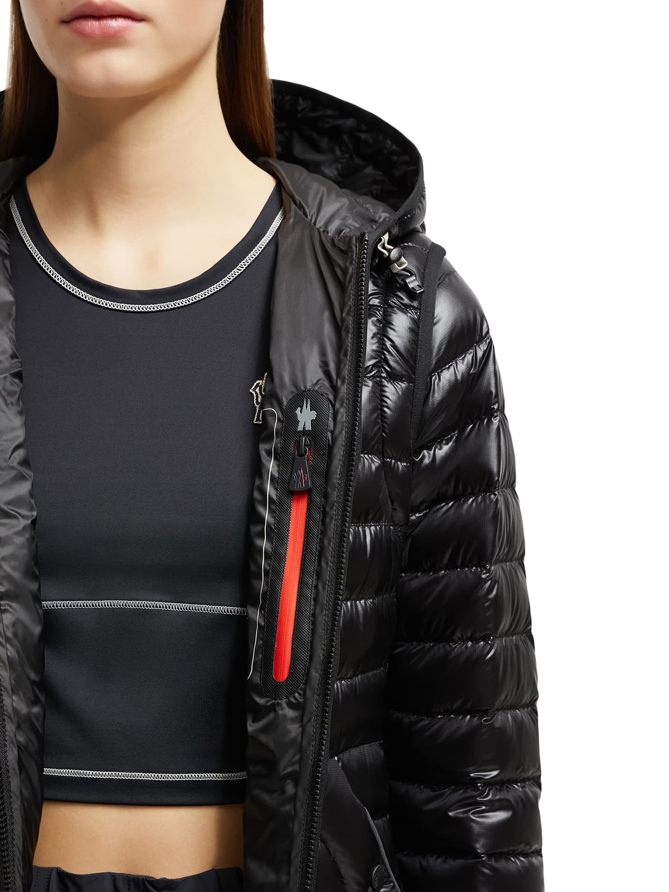 KARURA 2-in-1 Hooded Short Down Jacket for Women - Lightweight Waterproof Winter Coat for Outdoor Activities & Daily Wear