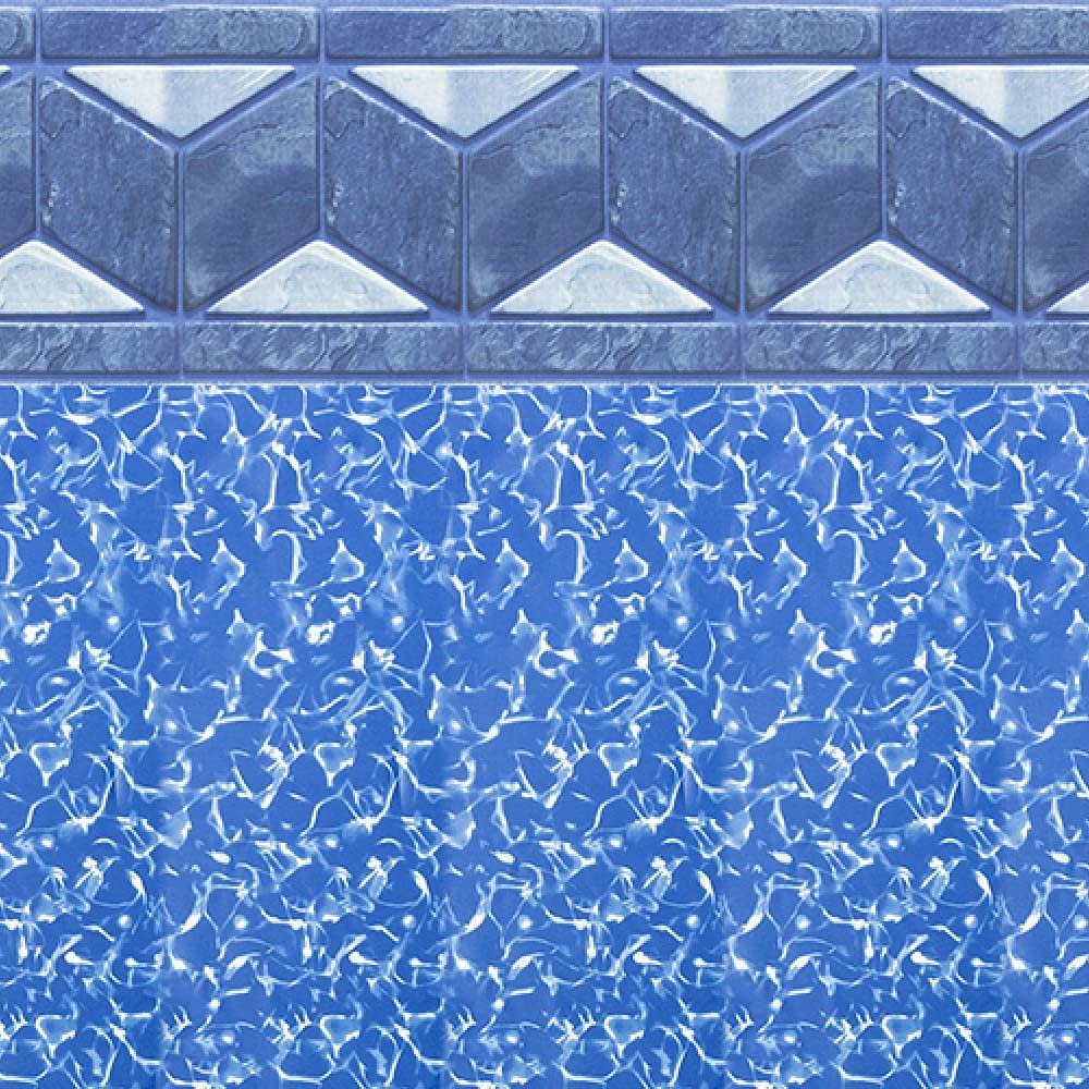 Smartline Tuscan 18-Foot Round Pool Liner | UniBead Style | 52-Inch Wall Height | 20 Gauge Virgin Vinyl | Durable Above Ground Swimming Pool Liner | Perfect for Backyard, Family Gatherings & Summer Fun