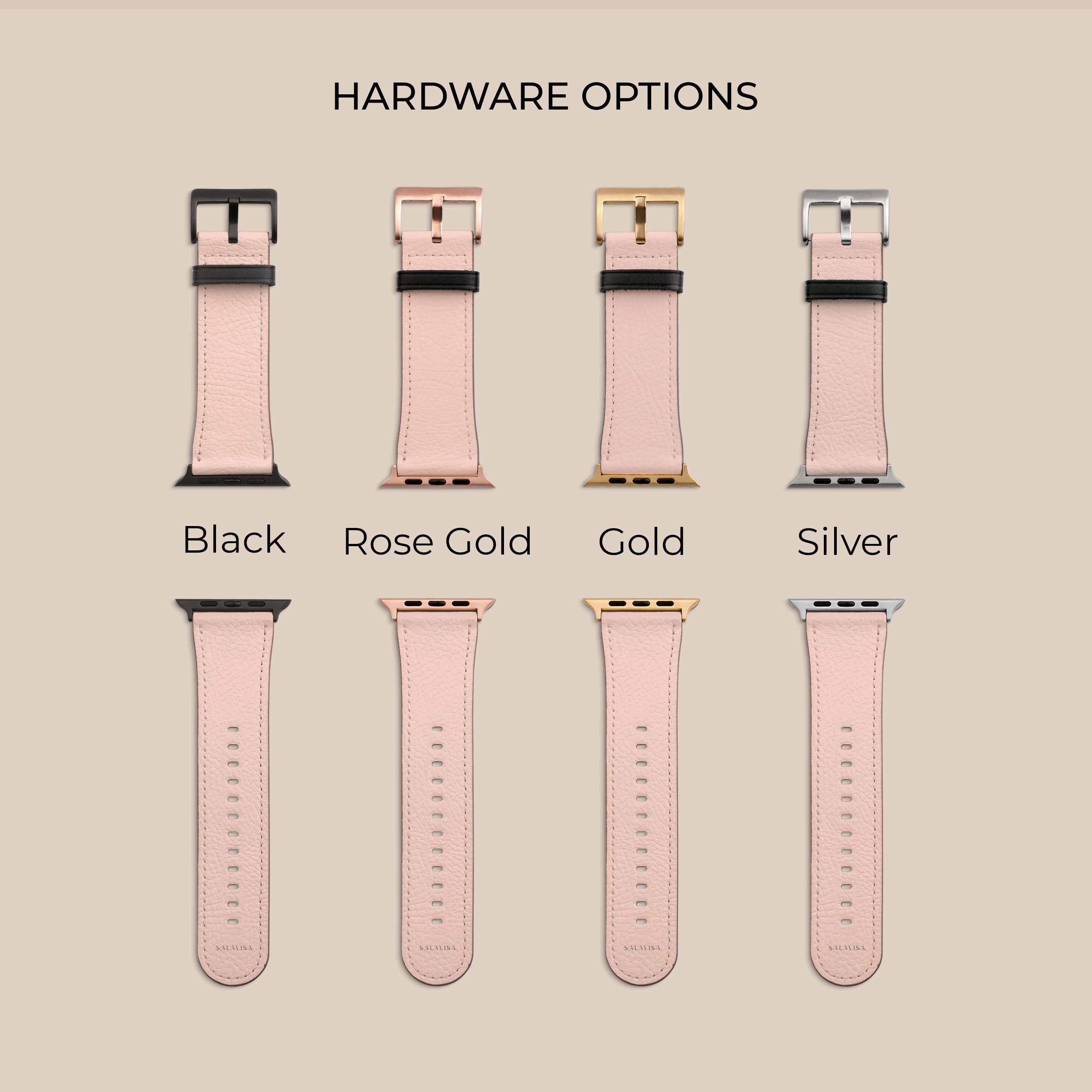Pink Palm Springs Apple Watch Band - Soft Silicone Replacement Strap for Apple Watch Series 8/7/6/5/4/SE - Perfect for Workouts, Running & Everyday Fashion Accessory