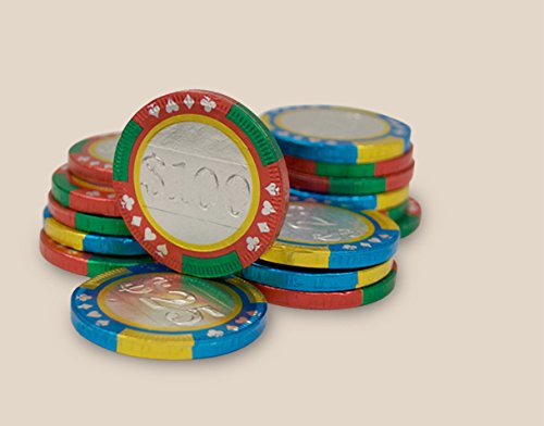 2lbs Bulk Milk Chocolate Coins - Casino Party Favors, Birthday Gifts, Game Night Snacks & Holiday Treats
