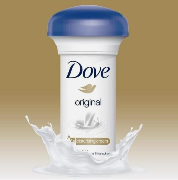 Dove Deodorant Stick for Women & Men - Original Scent, 50ml (Pack of 6) | 24-Hour Odor Protection, Moisturizing Cream Formula | Gym, Work & Daily Freshness