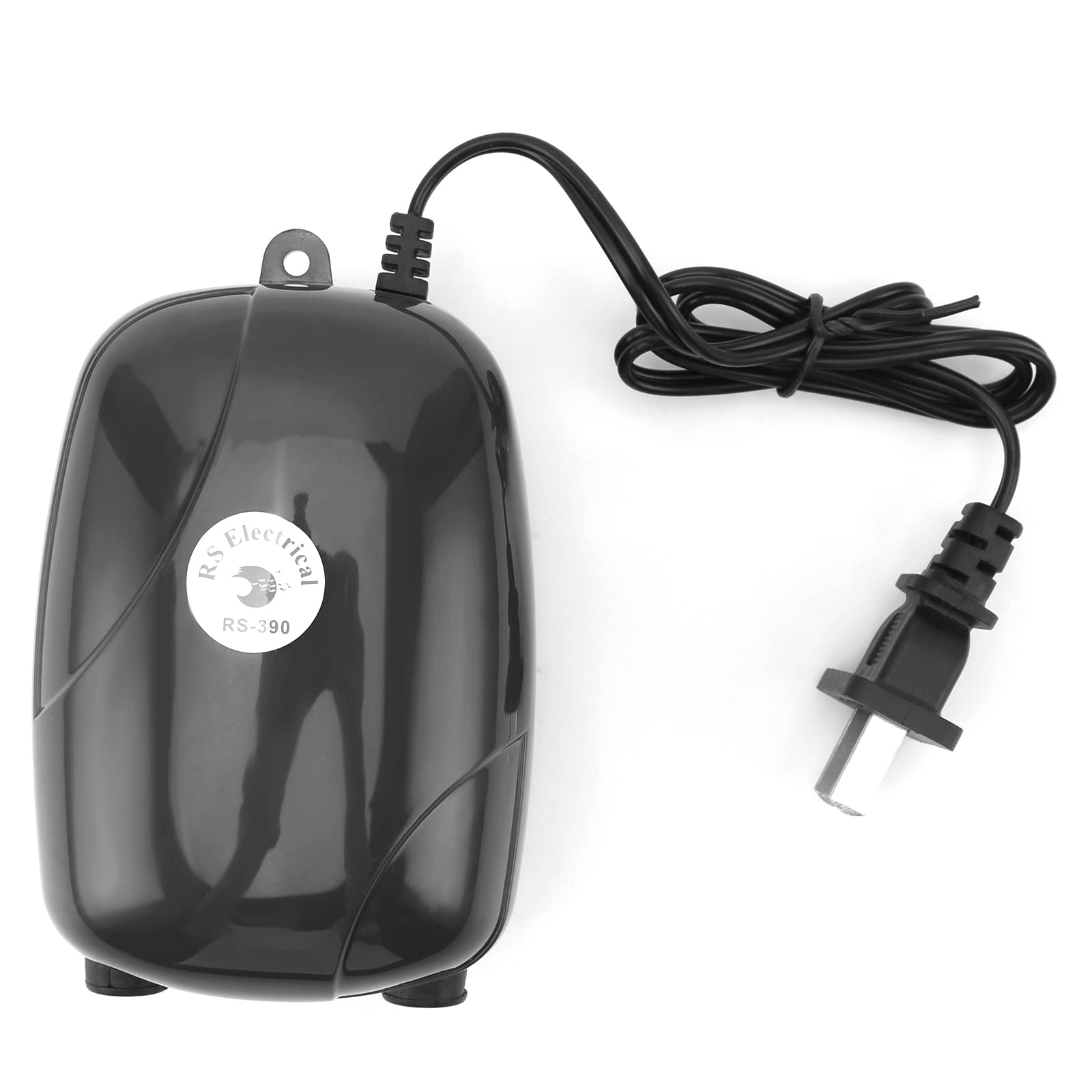 Petyoung Dual Outlet Aquarium Air Pump - Ultra Quiet Fish Tank Bubbler Aerator with US Plug | Perfect for Home Aquariums, Fish Tanks & Hydroponic Systems