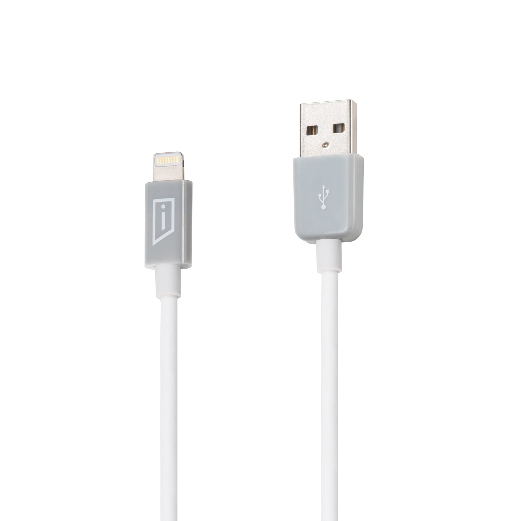 iStore 6.7ft Lightning Cable Fast Charging USB Cable for iPhone 14/13/12/11/X/8/7 - 2M Durable White Charger Cord - Perfect for Home, Office & Travel