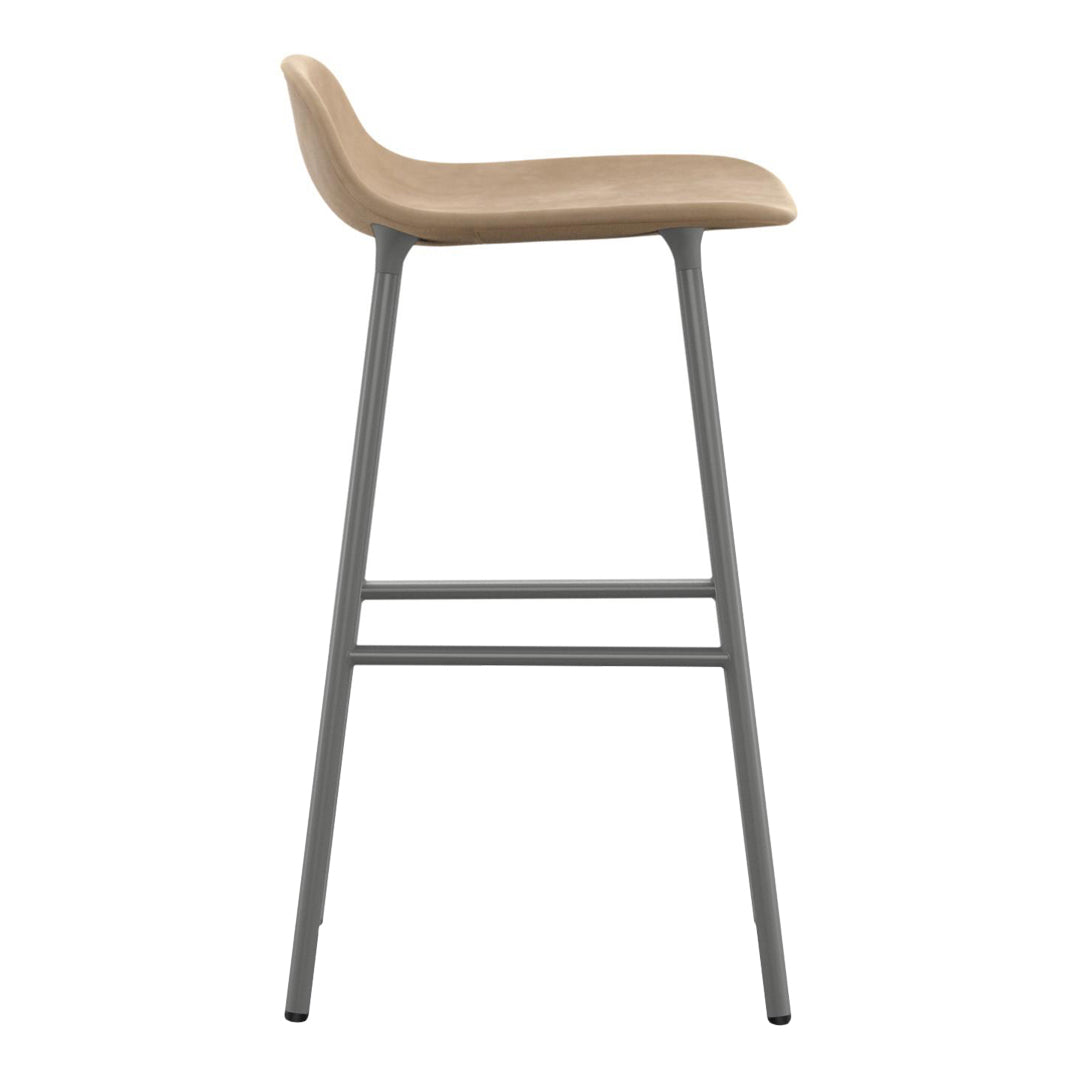 Modern Form Counter Stool with Sturdy Metal Legs & Comfortable Upholstered Seat - Perfect for Kitchen Islands, Breakfast Bars & Home Decor