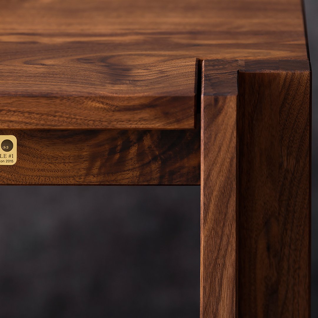 Jeppe Utzon Table #1 - Modern Scandinavian Dining Table for Home & Office - Perfect for Dining Rooms, Kitchens, and Workspaces
