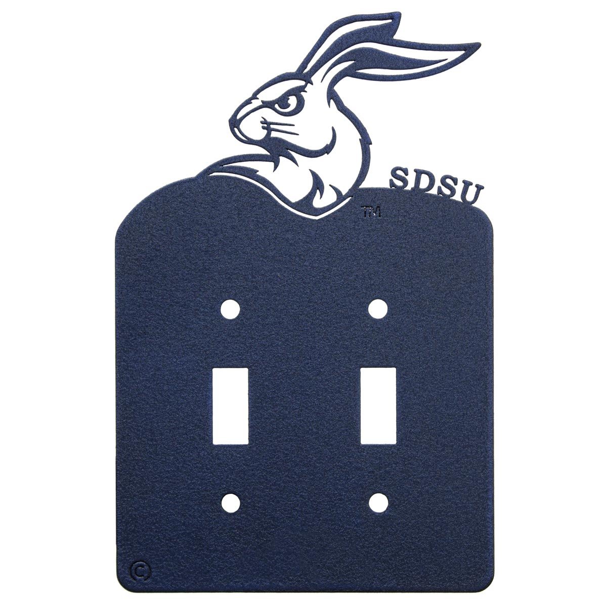 SDSU Jackrabbits Light Switch Cover - Dark Blue for Home & Office Decor
